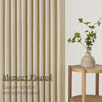 102 Inch Long Curtains Pinch Pleat Linen Curtains - Image 4