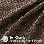 MIULEE Decorative Couch Throw Pillow Covers 20x20 Inch Dark Brown 2 Pack | - Image 6