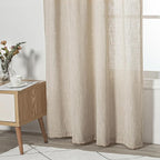 MYSKY HOME Ceiling Curtains for Living Room, Soft Cotton Curtain Polyester - Image 5