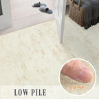 5x7 Area Rug Living Room: Modern Washable Indoor Soft Carpet Beige | - Image 9