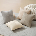 MIULEE Neutral Decorative Throw Pillow Covers 16x16 Inch Set of 4 - Image 6