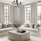 Long Curtains 108 inch Long 2 Panels, Total Blackout Curtain Wide Elegant - Image 5