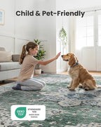 AMADA HOMEFURNISHING 9x12 Area Rug, Washable Low-Profile Large Area Rug - Image 8