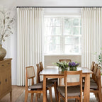 Natural Pinch Pleated Linen Curtains 126 Inches Long 2 Panels | - Image 6