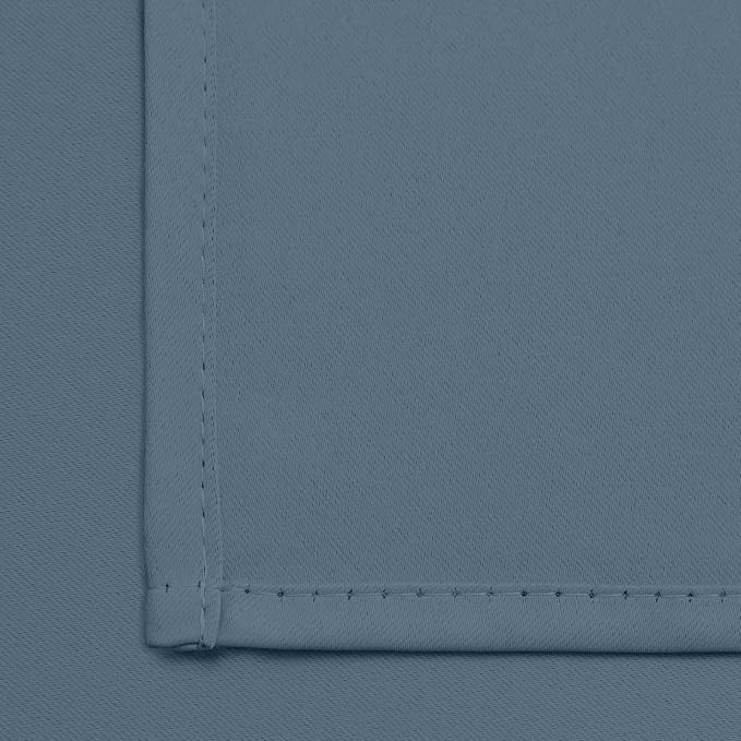 Yakamok Room Darkening Curtains 70x84 inch Length Stone Blue-Living Room | 2 - Image 6