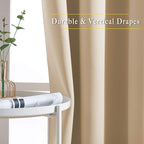 NICETOWN Bedroom Sunlight Block Curtains - Image 3