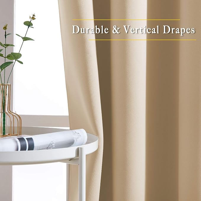 NICETOWN Blackout Draperies Curtains Panels - Image 5