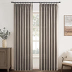 Topfinel Pinch Pleated 92 Inch Curtains 2 Panels - Image 9
