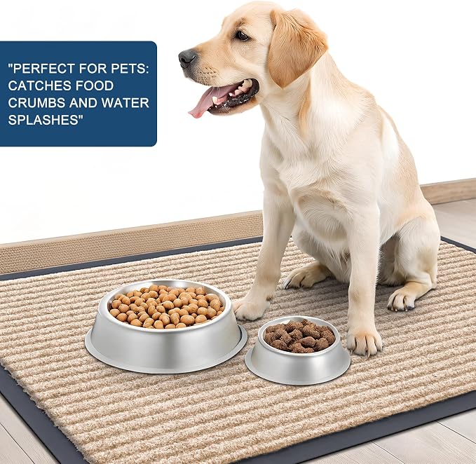 OLANLY Front Door Mat 40x32, Waterproof Heavy-Duty Indoor Outdoor Doormat | - Image 6