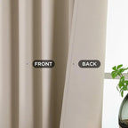 Joydeco Blackout Curtains 108 Inches Long, Thermal Insulated Black Out Curtains - Image 7