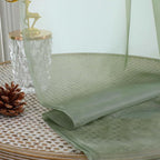 Chyhomenyc Sage Green Sheer Curtains 78 Inches Long 2 Panels Set - Image 3