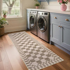 GarveeHome 2x12 Checkered Kitchen Runner Rug - Image 2