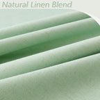 100% Blackout Curtains 120 Inch Length 2 Panels Set - Image 3