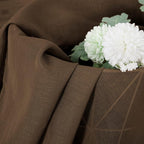 Tollpiz Sheer Curtain Linen Textured Living Room Curtains Sheer Light Filtering - Image 6