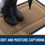 OLANLY Front Door Mat Outside 59x23, All-Season Heavy-Duty Rubber Doormat | - Image 5