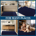 OLANLY Dog Door Mat for Muddy Paws 47x17, Super Absorbent Chenille Mud Mat | - Image 8