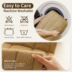 Velvet Couch Covers for Sectional Sofa Washable, Non-Slip L Shaped Sectional - Image 6
