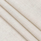30 Inch Beige Curtains for Kitchen Linen Blend Rustic Farmhouse Short Curtain - Image 5