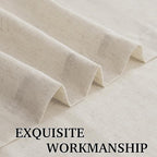 RYB HOME Sheer Curtains 108 inches, Extra Long Floor to Ceiling Curtains | - Image 6