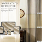 AUSSPVOCT Pinch Pleated 95 Inch Linen Curtains 100% Blackout - Image 8