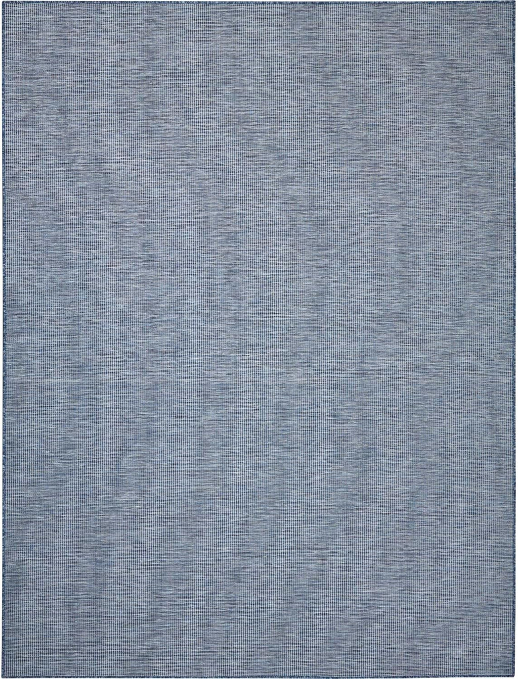 Nourison Positano Indoor-Outdoor Navy Blue 8' x 10' Area Rug, Easy Cleaning, Non Shedding, Bed Room, Living Room, Dining Room, Backyard, Deck, Patio (8x10)