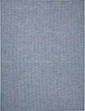 Nourison Positano Indoor-Outdoor Navy Blue 8' x 10' Area Rug, Easy Cleaning, Non Shedding, Bed Room, Living Room, Dining Room, Backyard, Deck, Patio (8x10)
