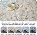 Washable Entryway 3x7 Runner Rug: Farmhouse Kitchen Hallway Rug Runner Wide - Image 4