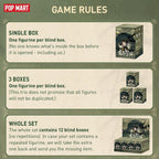 POP MART SKULLPANDA The Ink Plum Blossom Series Figures, SKULLPANDA Blind Box Figures, Random Design Action Figures Collectible Toys Home Decorations, Holiday Birthday Gifts, Single Box