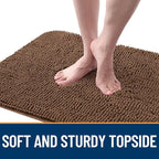 OLANLY Dog Door Mat for Muddy Paws 24x16, Super Absorbent Chenille Mud Mat | - Image 4