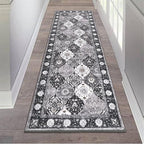 HEBE Hallway Runner Rug 2'x6', Washable Non Slip Kitchen Rug Runner | Soft Boho by HEBE