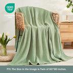 EMME Muslin Blankets for Adults Throw Blanket for Couch Breathable Gauze Soft - Image 5
