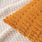 MIULEE Fall Decorative Throw Pillow Covers 18x18 Burnt Orange Pack of 2 | Soft - Image 4