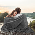 Utopia Bedding Ultra Soft Fleece Bed Blanket Queen Size Grey | Microfiber Plush - Image 6