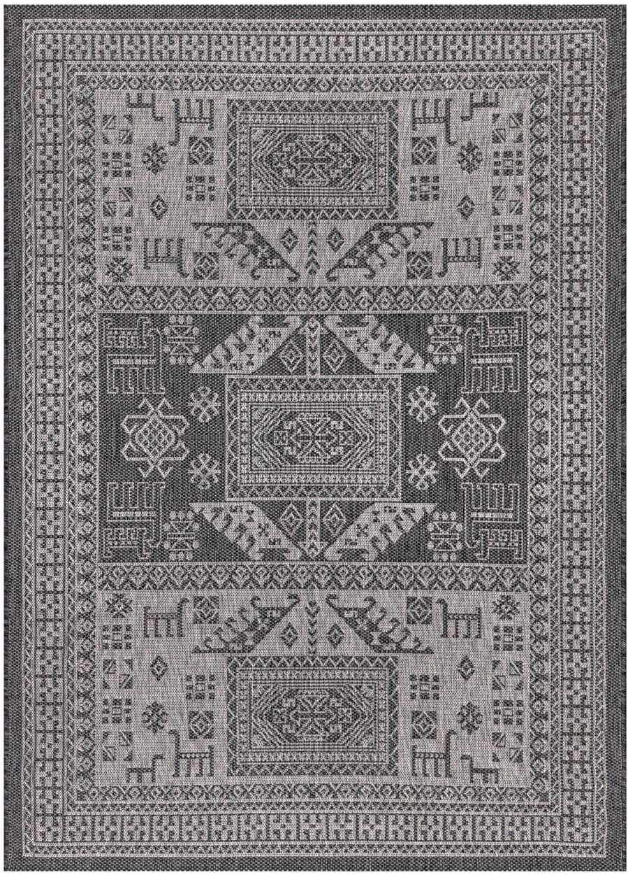 Keen Home Design Terrace Outdoor Area Rug - 9x12 Washable Indoor/Outdoor Rug for Patio, Kitchen, Balcony, Beach, Garden, Deck and Porch, Size: 8'10"x12'