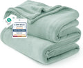 Bedsure GentleSoft Sage Green Fleece Blanket King Size by Unknown