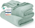 Bedsure GentleSoft Sage Green Fleece Blankets Queen Size by Unknown