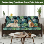 CALBODE 12 Pcs Stretch Outdoor Seat Cushion Covers, Indoor/Outdoor Couch Cover - Image 6