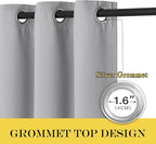 NICETOWN Blackout Short Curtain 54 inches Long - Image 2