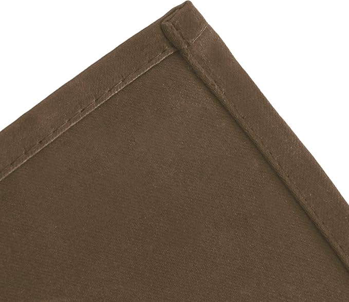 Blackout Curtains 52 x 108 inch/Brown Curtains Set of 2 Panels/Thermal - Image 7