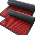 OLANLY 2-Pack Front Door Mats 59x23, Waterproof Heavy-Duty Doormats | Red by OLANLY