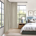MIULEE Burlywood Birch Pinch Pleated 100% Blackout Curtains 40x102 Inches | - Image 2