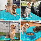 OLANLY Dog Door Mat for Muddy Paws 59x24, Super Absorbent Chenille Mud Mat | - Image 7