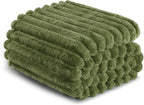 Exclusivo Mezcla Striped Twin Size Fleece Blanket - Image 8