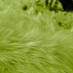 Goolela Fluffy Sheepskin Green Rugs 4x6 - Image 6
