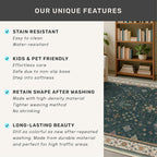 Vintage 2x7 Washable Runner Rug Non Slip - Image 8