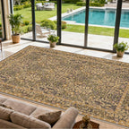 9x12 Washable Area Rugs for Living Room, Stain Resistant Vintage Rugs for - Image 2
