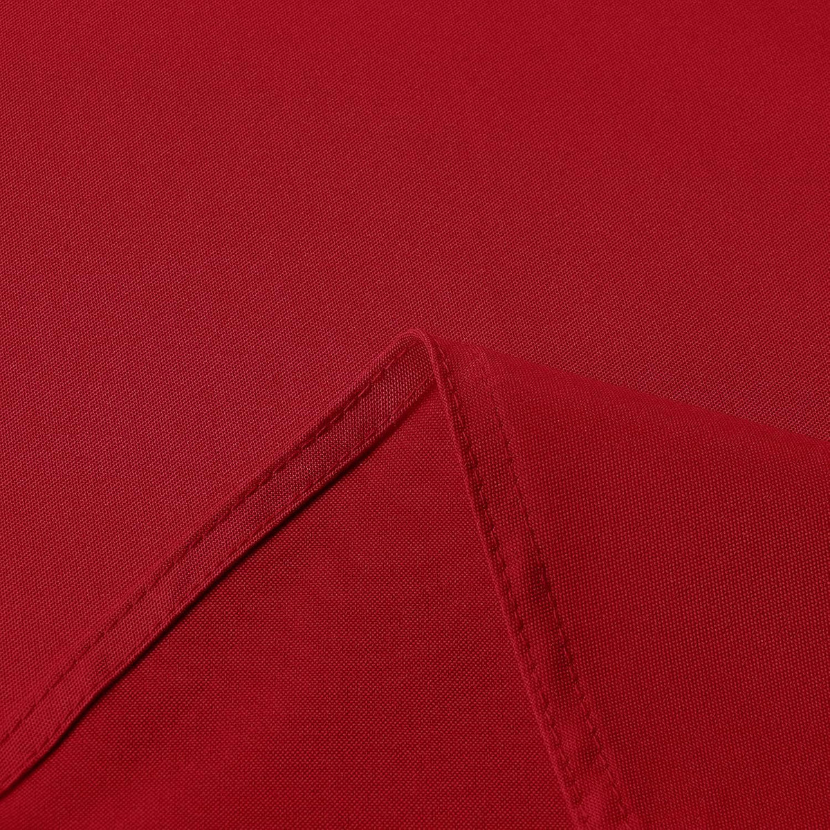 sancua Rectangle Tablecloth - 90 x 156 Inch - Water Resistant Spill Proof Washable Polyester Table Cloth, Decorative Fabric Table Cover for Dining Tables, Buffet Parties and Camping, Red