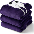 Bedsure Heated Blanket King Size, Dual Control Electric Blanket, 6 Heat/6 Timer by BEDSURE