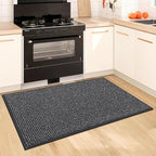 BEQHAUSE Kitchen Rugs and Mats 2PCS Non-Slip, Charcoal | Kitchen Mats - Image 7