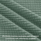 Hokway Stretch Couch Cushion Covers, 2 Piece Individual Sofa Cushion - Image 5